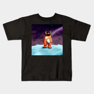 Ground Control to Major Tom Cat (Square Image) Kids T-Shirt